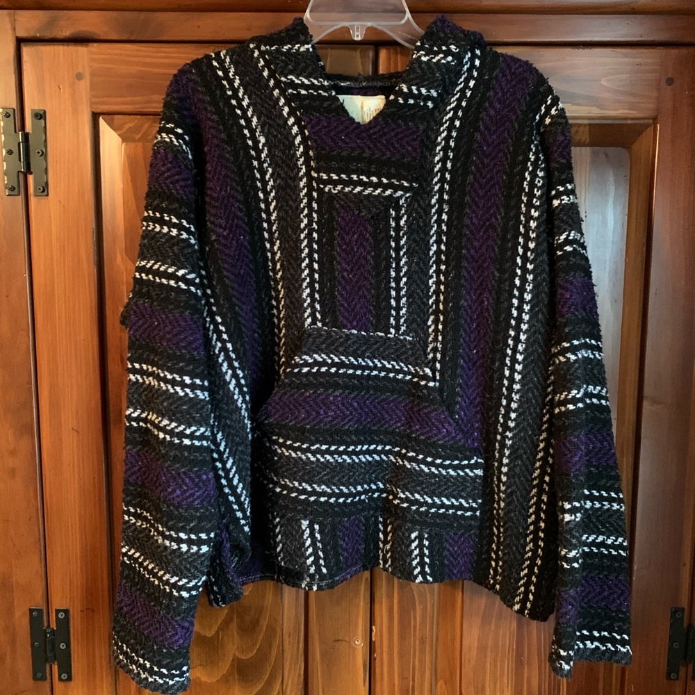 Purple Baja Hoodie Drug Rug